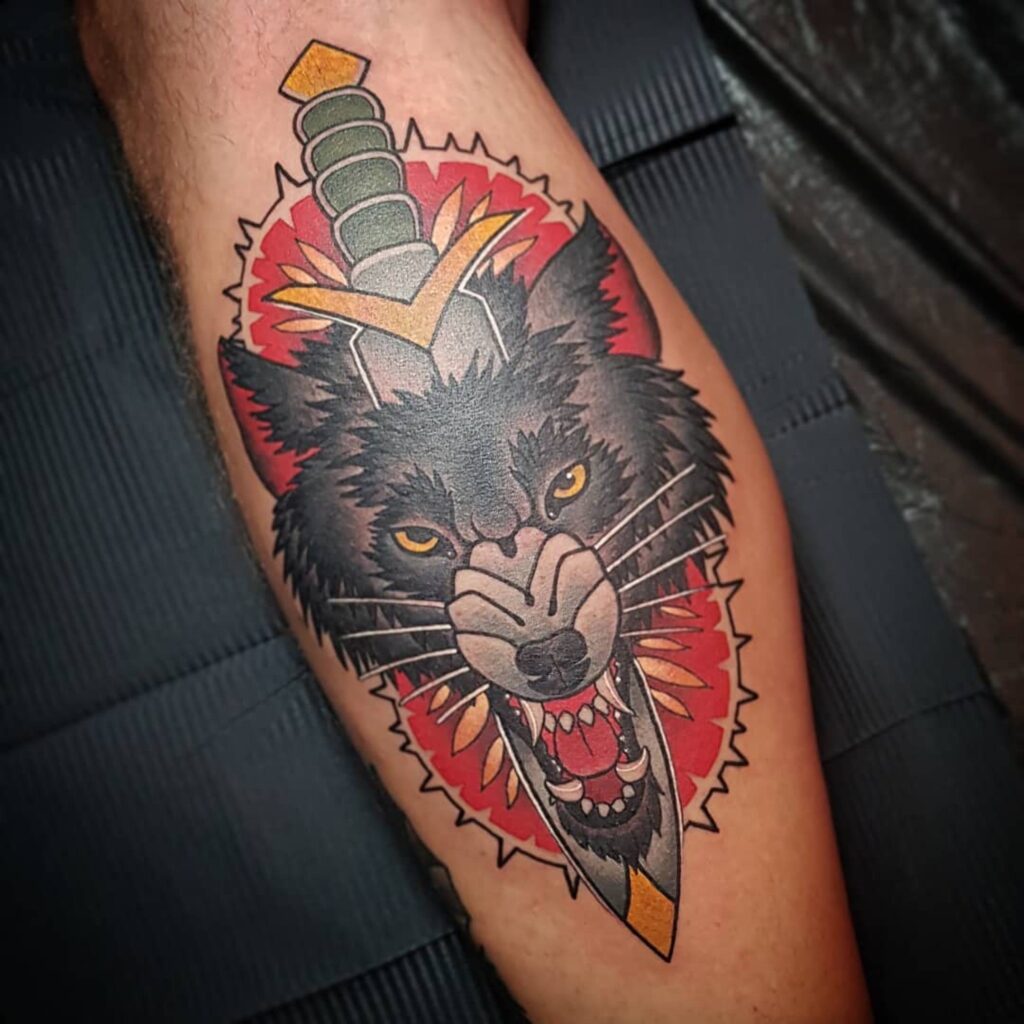 Voorbeeld nieuwe tattoo. Neo traditional | Watervast